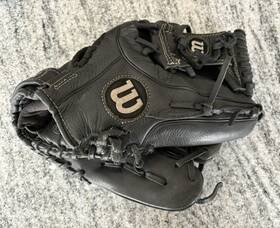 Ao500bb115xx Wilson A500 11.5 Leather Baseball Softball Glove Rht Ao500bb115xx Wilson A500 11.5 Leather Baseball Softball Glove Rht
