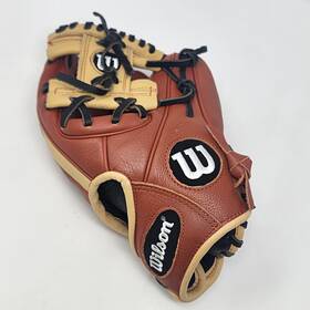 Ao5rb1911 Wilson A500 11 Inch Youth Baseball Glove H-web Rht Leather Mlb Infield Very Good
