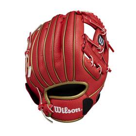 B0ckj7s2kq Wilson 2024 A200 Ez Catch 9 Inch T-ball Glove - Rht Red/metallic Gold