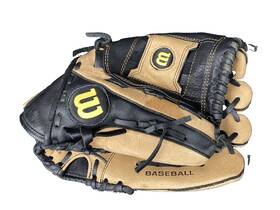 Tzs12 Wilson Baseball Glove A450 12 Inch Black Tan Right Hand Throw Rht Genuine Leather