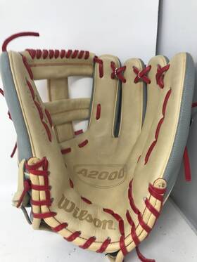 Wbw1003071275 Wilson New A2k Outfield Baseball Glove 11.75 Inch Rht Gray/tan/red Wbw1003071275 Wilson New A2k Outfield Baseball Glove 11.75 Inch Rht Gray/tan/red