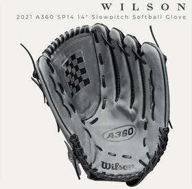 Wbw100788 Wilson 2021 A360 Sp14 14 Inch Slowpitch Softball Glove - Left-hand Throw Size