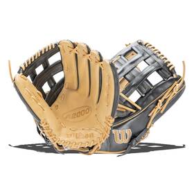 Wbw1007961275 Wilson A2000 Gunmetal 1799 12.75 Inch Baseball Glove - Right Hand Thrower