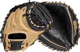 Wbw10097834 Wilson New A2000 Catchers Mitts 34 Inch Rht Blonde/black Leather