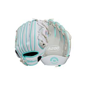Wbw10135810 Wilson 2024 A200 Ez Catch 10 Inch Youth Baseball Glove Silver/white/teal/purple
