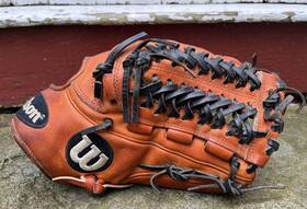 Wbw101491 Wilson A2k D33 11.75 Inch Copper Pro Stock Select Leather With Modified Trap Web