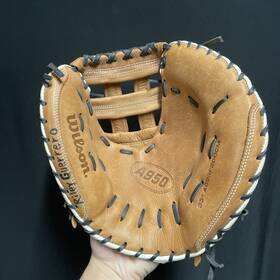 Wbw10165234 Wilson Used A09rf20dcm 33 Inch Softball Catchers Glove Tan