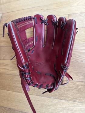 Wbw101704 Wilson Staff Dual 1723 11.75 Inch Infield Glove Rht Brick Japan Pro Stock Leather