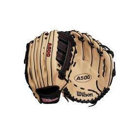 Wbw102545125 Wilson A500 12.5 Inch Outfield Youth Baseball Glove - Blonde/red/black