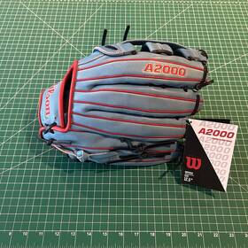 Wbw102707125 Wilson New A2000 Baseball Glove Outfield Lht 12.5 Inch Blue/red 1750