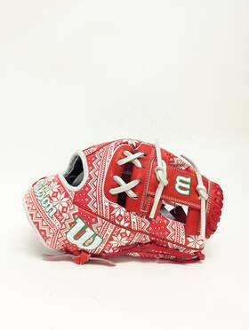 Wbw1027941175 Wilson A2000 1975 Christmas Pattern 11.75 Inch Baseball Glove Rht - Wbw1027941175 Wilson A2000 1975 Christmas Pattern 11.75 Inch Baseball Glove Rht -