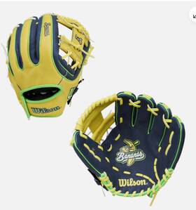 Wbw10419 Wilson 2026 A450 Savannah Bananas Tour Staff Collection 11 Inch Youth Baseball Glove Wbw10419 Wilson 2026 A450 Savannah Bananas Tour Staff Collection 11 Inch Youth Baseball Glove