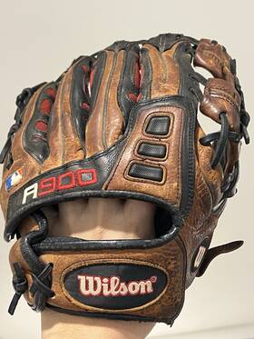 Wilsona900 Wilson A900 12 Inch Dark Brown Leather Baseball Glove A0900sa12 Rht