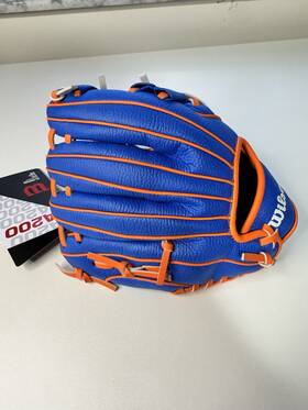 Wta02rbawf Wilson Mets T Ball Glovea200 10 Inch Royal Blue Orange Amazinft Foundation