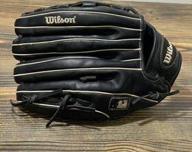 Wta06rs155a125 Wilson Wta06rs15sa12 Ultra Baseball Glove Mitt 12.5 Rh Black Pinstripe
