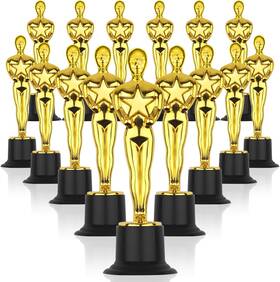 Y-123 Winkio Gold Award Trophies Statues Pack Of 6 Mini