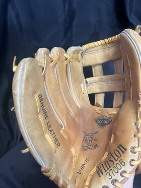 37006 Winston Vintage Baseball Glove 12 Inch No. Deep Scoop Pocket V-hinge 37006 Winston Vintage Baseball Glove 12 Inch No. Deep Scoop Pocket V-hinge