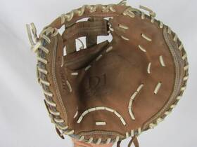 Mitt-d1fpcm-rht-brown-12 Worth D1fpcm D1 Series Fastpitch Catchers Inches-leather-euc Mitt-d1fpcm-rht-brown-12 Worth D1fpcm D1 Series Fastpitch Catchers Inches-leather-euc