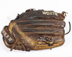 Jkr15h Worth Joker Baseball Softball Glove Lht 15 Inch Brown Leather Broken In