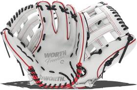 Wwf130-6wb-lht Worth Freedom Slowpitch Softball Glove Sizes 13 Inch 15 Multiple Styles Lhthrow