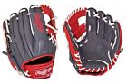 Gxle4gsw Xle Glove Series 11.5 Gamer " Rawlings Baseball White Gray Ed. Red