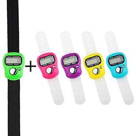 Yarn Ladies 5 Pcs Case Resettable Digit Lcd Finger Counter Hand Tally Yarn Ladies 5 Pcs Case Resettable Digit Lcd Finger Counter Hand Tally