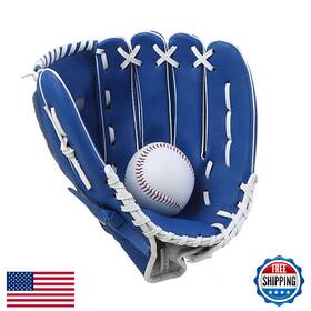 B0dj7dp875 Zjchao 9 Inch Left-hand Baseball Softball Glove Slowpitch Pu Thickened Durable
