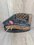 Rawlings Renegade Series RS1308 Black/brown 13" Basket Weave Baseball Glove Rht. Fixed Price $20.00.