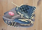 Rawlings P1100B Baseball Glove Leather Brown Black, Used. Good Condition.. Fixed Price $18.00.