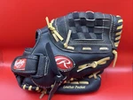 Baseball Glove PM11BC Rawlings Playmaker Series Leather Pocket Black Right. Fixed Price $25.00.