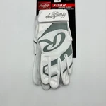 Rawlings 5150 Ii Baseball Softball Adult Size M Batting Gloves White Grey Gray. Fixed Price $17.99.