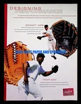 Rawlings Catchers Mitts Baseball 2005 Stan Musial Trade Print Magazine Poster. Fixed Price $7.99.