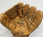 Johnny Walker 45 Baseball Glove Hand Formed 9.5" Custom Built Right Throw. Fixed Price $15.00.