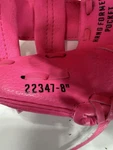 Franklin Meshtek Left 8.00" Pink/purple Teeball Glove 22347-8. Fixed Price $11.99.
