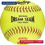 Rawlings Official Nfhs Pro Leather Dream Seam Fastpitch Softballs C12RYLNF. Fixed Price $106.23.