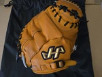 Hatakeyama K-M19BY Japan Baseball Glove Catcher's Mitt Hardball. Fixed Price $400.00.