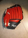 Rawlings PL105BR 1/2" Player Series Rht Youth Baseball Glove Mitt Red Black. Fixed Price $24.50.