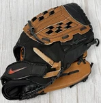 Nike Air Show Baseball Glove Right Hand Throw 12 Diamond Ready Black/brown. Fixed Price $35.00.