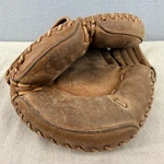 Vintage Spalding 42-7035 American National Catchers Mitt Baseball Glove Leather. Fixed Price $75.00.