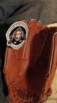 Rawlings 300-1 Brown Leather Baseball Glove Left Hand Deep Well Pocket Holdster. Fixed Price $90.00.