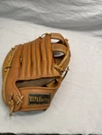 Wilson A2604 Leather Baseball Glove Brown Right Hand Throw Vintage Style. Fixed Price $19.99.