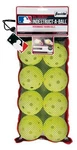 Franklin Sports Mlb 9-INCH Indestruct-a-balls Practice Baseballs, Yellow. Fixed Price $16.99.