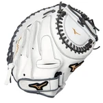 Softball Catcher Mitt 34 Right Hand Throw White Grey Mizuno Mvp GXS50PF4W. Fixed Price $209.99.