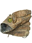 Vintage 70 S-80 Wilson A2005 Jim Catfish Hunter Nylon Stitched Glove Made Usa. Fixed Price $47.20.