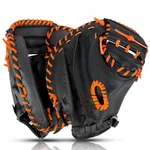 Holyelks Baseball Catchers Mitt 33", Glove, Orange, Black. Fixed Price $59.95.