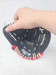 Rawlings Playmaker 10.5" Youth Baseball Glove PM105SRW Black/red Rht - Great.... Fixed Price $15.99.