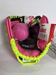 Franklin Sports Youth Tee Ball Glove Right Handed Includes 9" Pink/green. Fixed Price $13.00.