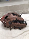 Rawlings SG-58 12.5 Fully Broken Relaced Baseball Softball Glove Right Throw. Fixed Price $150.00.