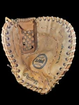 Vintage Rawlings Softball XFB6 Brown Leather Right Hand Throw Glove Mitt. Fixed Price $39.99.