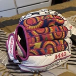Wilson A440 Flash 11.5" Fast Pitch All Position Lht Glove Tie-dye Design Nwt!!!. Fixed Price $34.50.